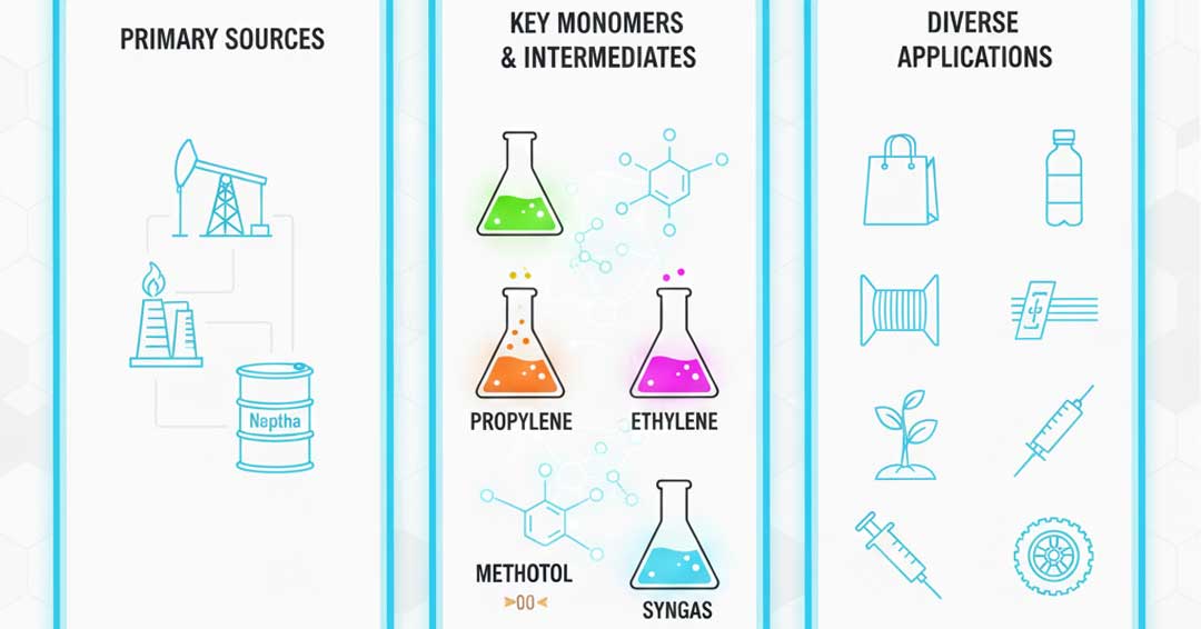 What are polymer raw materials?