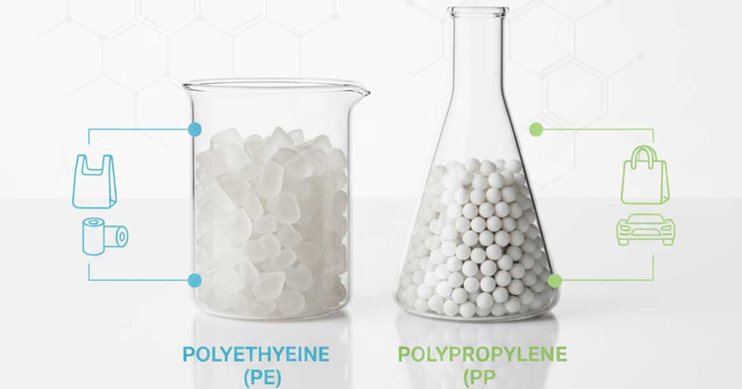 The difference between polyethylene and polypropylene